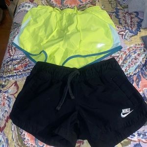 Nike- 2 pairs like new running shorts